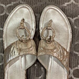 Donna Karan sandals. Like new.